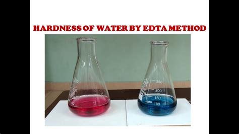 hardness test method for water|methods to determine water hardness.